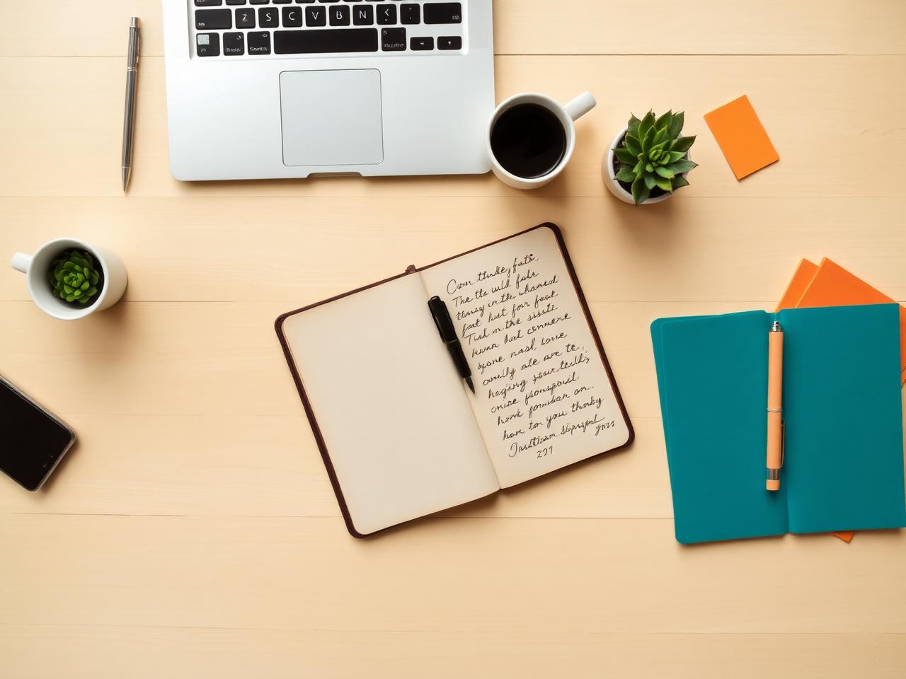 Notebook and pen on a desk at Rellatech