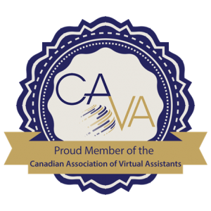 Proud Member of the Canadian Association of Virtual Assistants