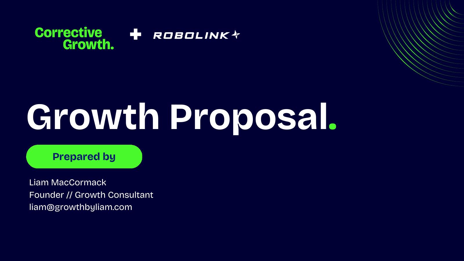 Robolink Growth Proposal