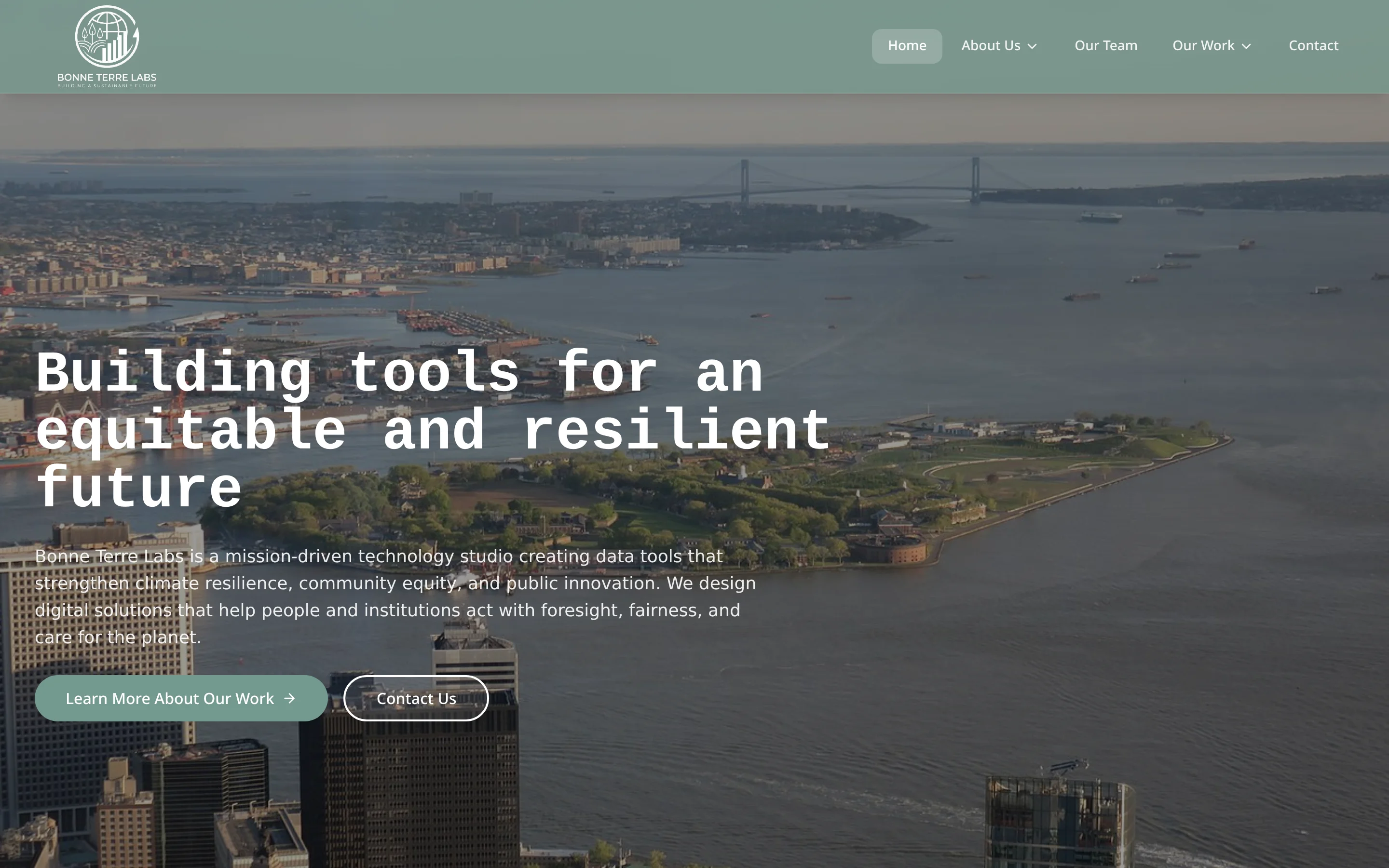 Bonne Terre Labs website