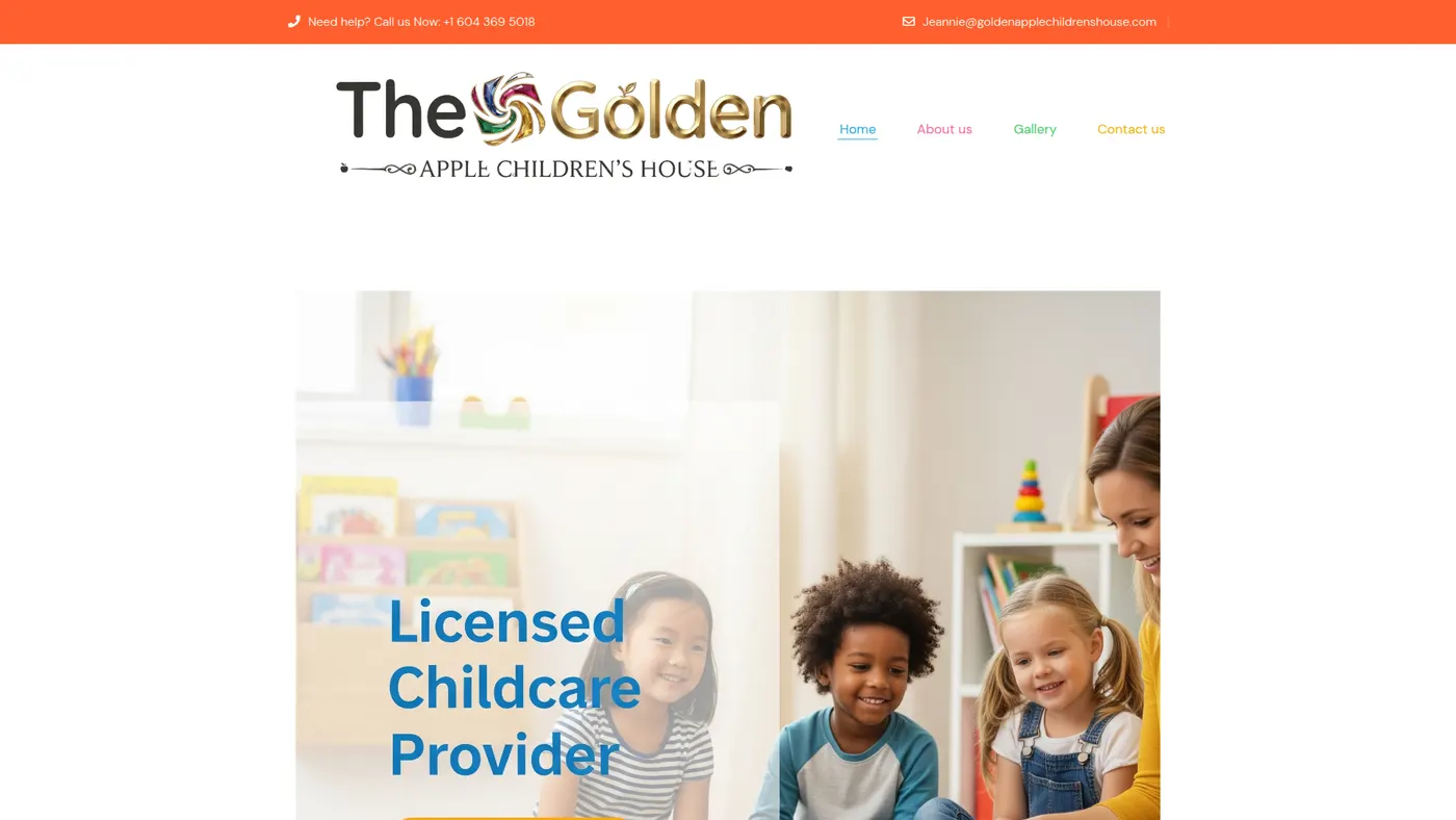 Golden Apple Children's House website