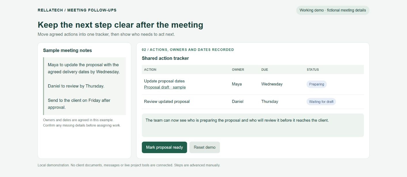 How to keep meeting follow-ups from getting lost